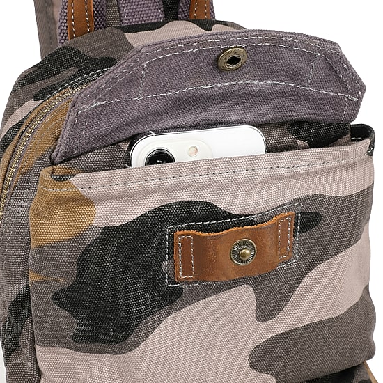 TSD Brand Mountain Leaf Crossbody Bag