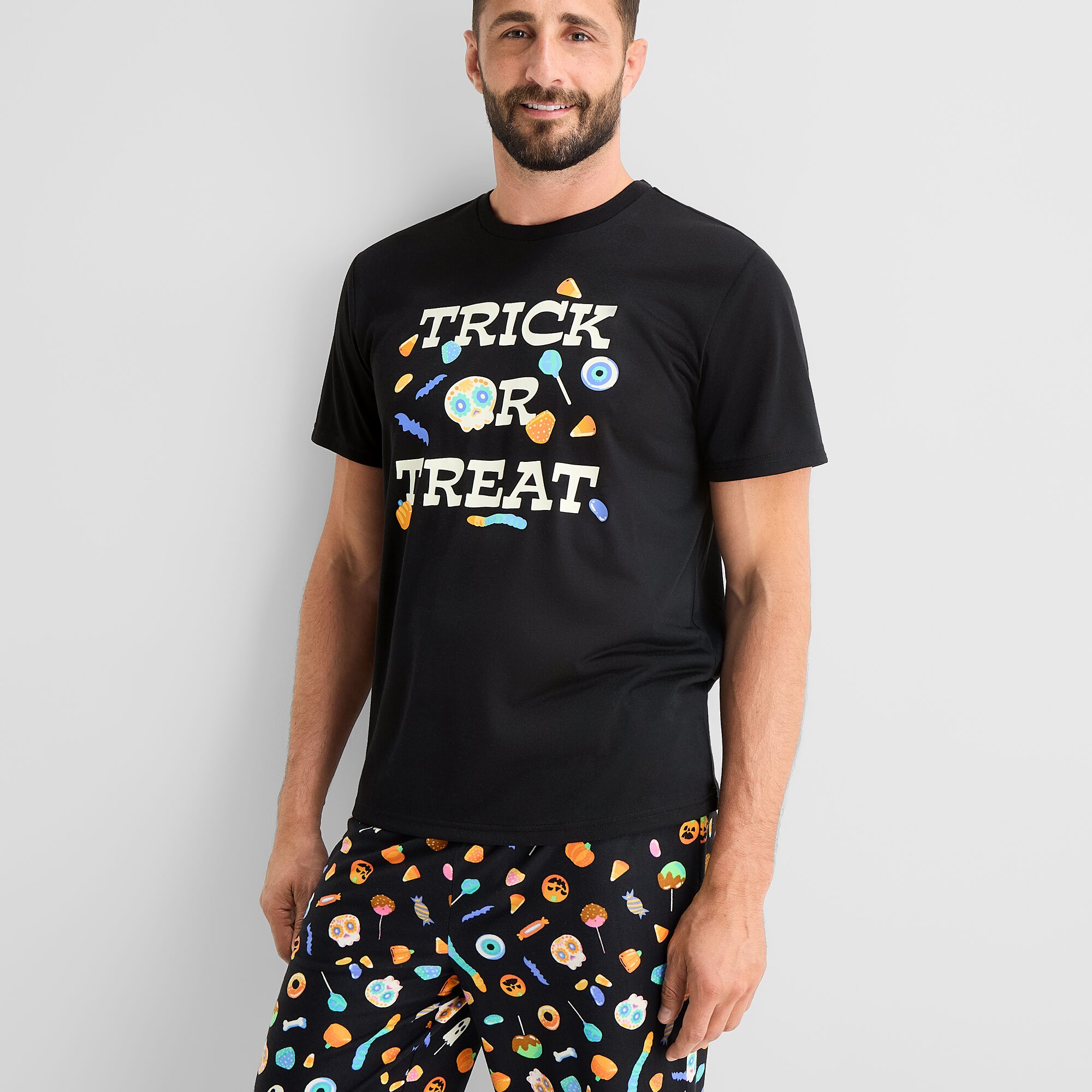 Mixit Unisex Adult Crew Neck Short Sleeve 2-pc. Pajama Set