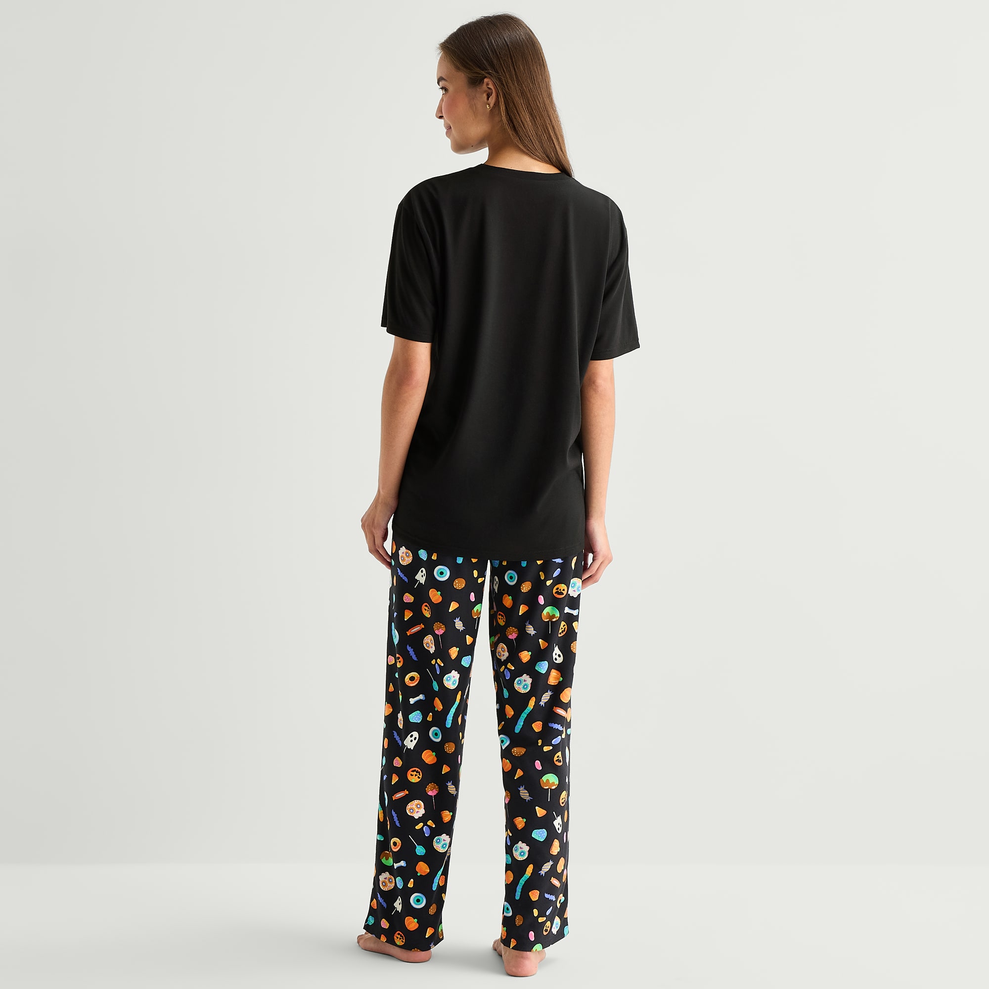 Mixit Unisex Adult Crew Neck Short Sleeve 2-pc. Pajama Set