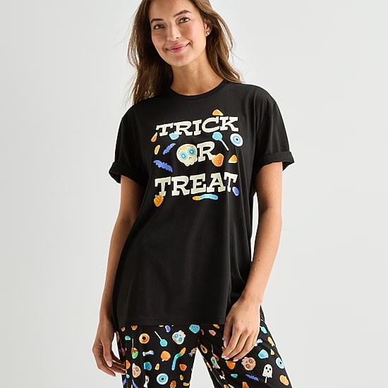 Mixit Unisex Adult Crew Neck Short Sleeve 2-pc. Pajama Set