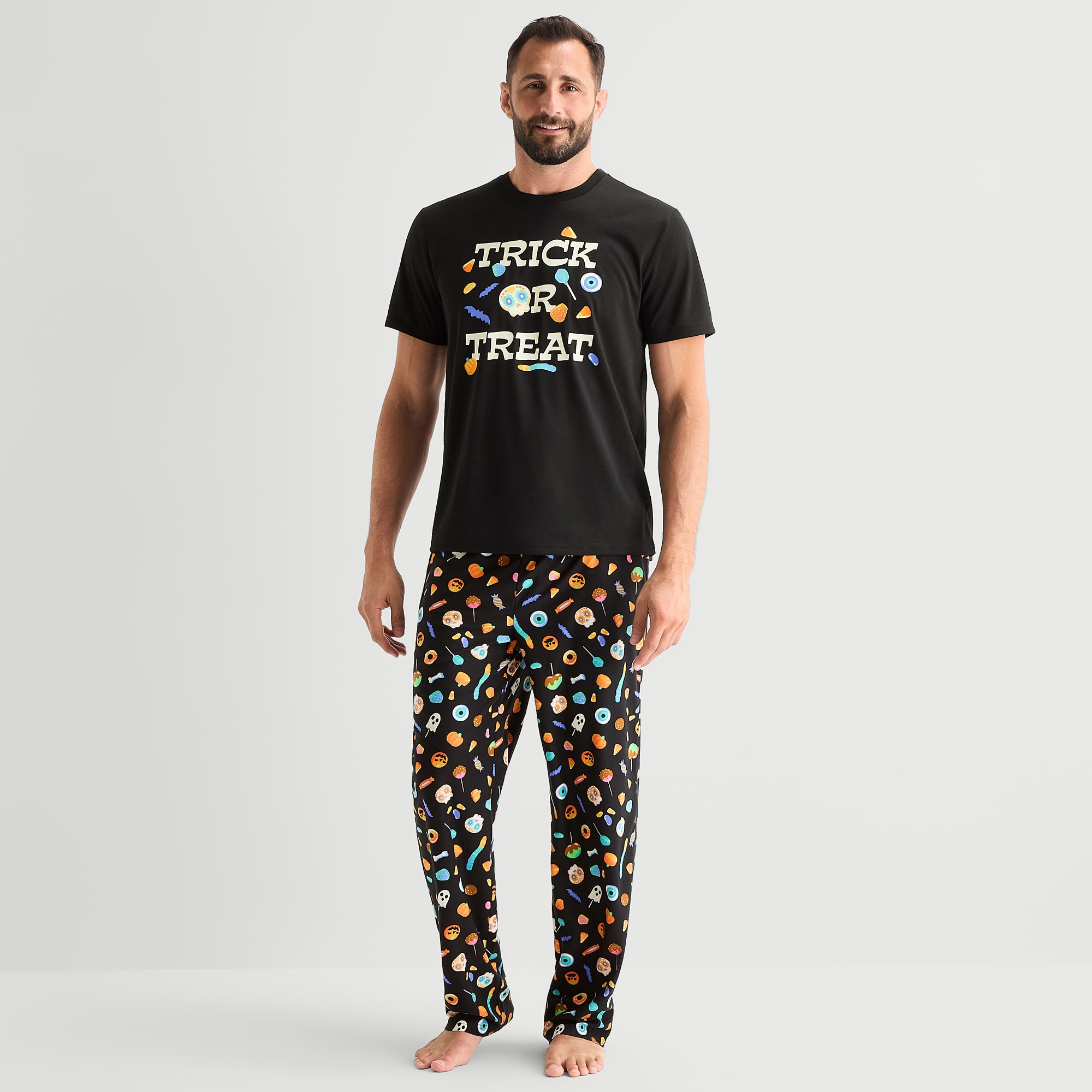 Mixit Unisex Adult Crew Neck Short Sleeve 2-pc. Pajama Set