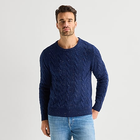 Enigma Meadows Plain Crew Neck Long Sleeve Casual T-Shirt, Color