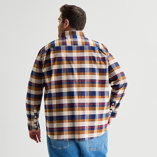 St. John's Bay Mens Long Sleeve Classic Fit Big and Tall Button-Down Shirt