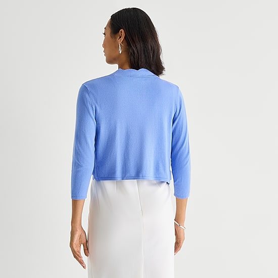 Perceptions Womens 3/4 Sleeve Shrug