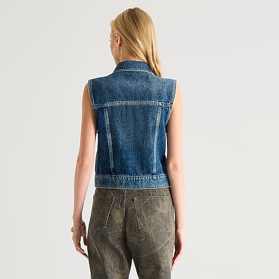 Arizona Womens Juniors Sleeveless Vest