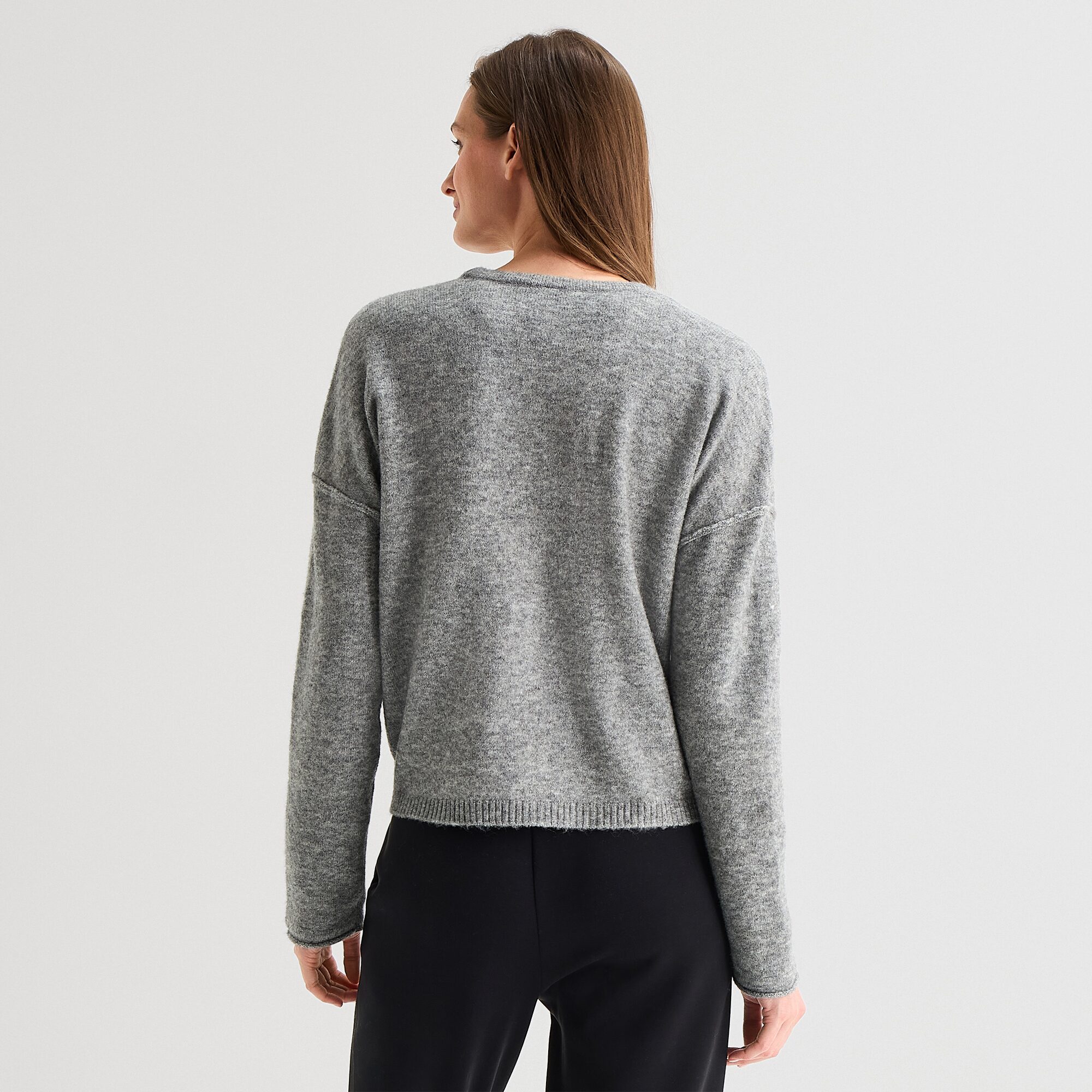 Stylus Womens Long Sleeve Button Cardigan