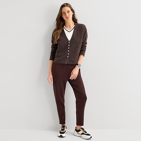 Stylus Womens Long Sleeve Button Cardigan
