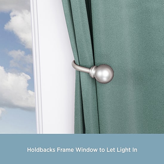 Kenney Chelsea Ball End 2-pc. Curtain Holdback