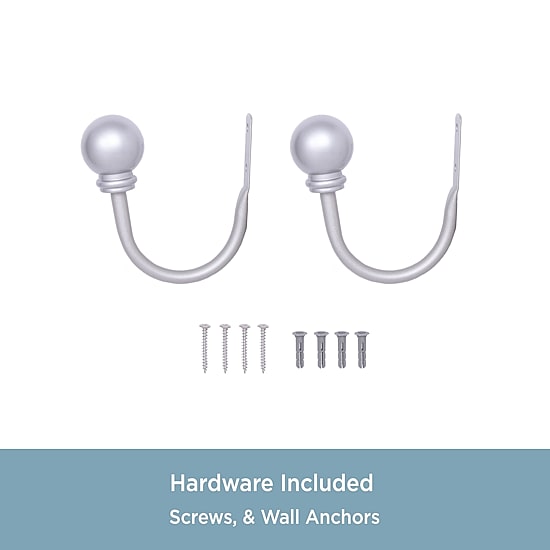 Kenney Chelsea Ball End 2-pc. Curtain Holdback
