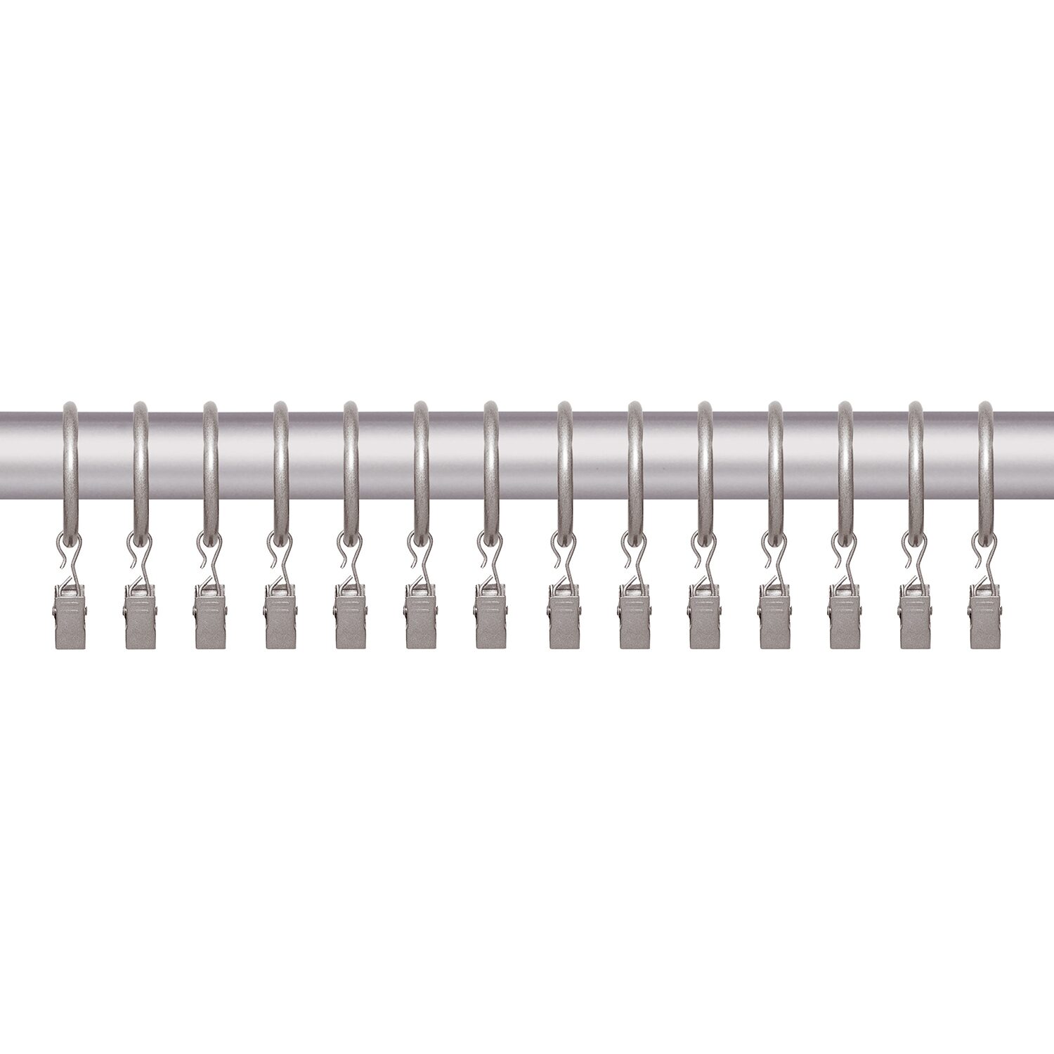 Kenney 1.25" 14-pc. Curtain Rings
