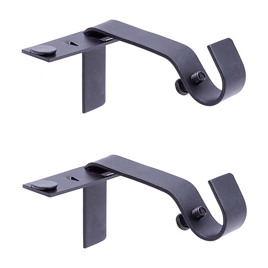 Kenney 5/8" Fast Fit No Measure 2-pc. Curtain Rod Brackets