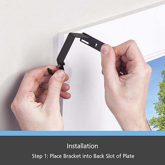 Kenney 5/8" Fast Fit No Measure 2-pc. Curtain Rod Brackets