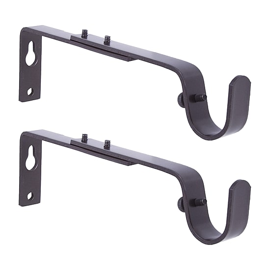 Kenney 3/4" Adjustable 2-pc. Curtain Rod Brackets