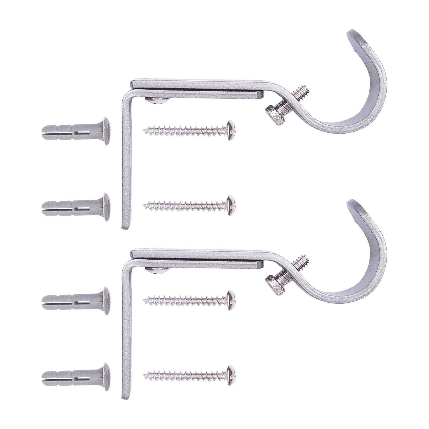 Kenney 1" Adjustable 2-pc. Curtain Rod Brackets