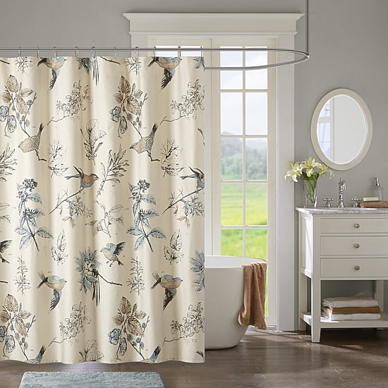 Madison Park Pierce Shower Curtain