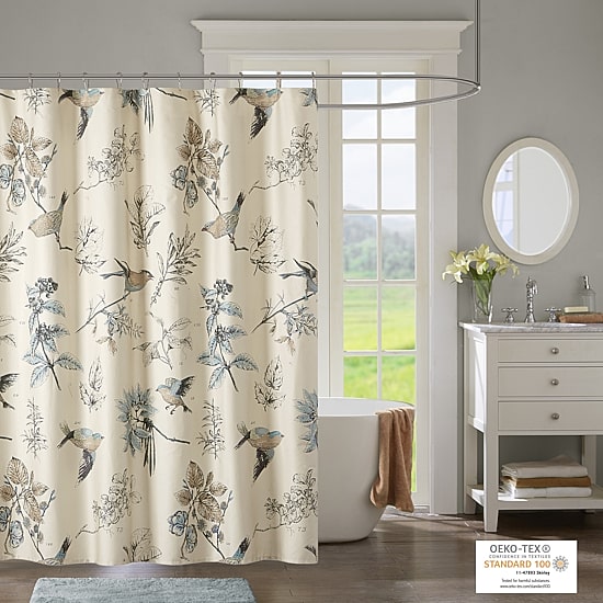 Madison Park Pierce Shower Curtain