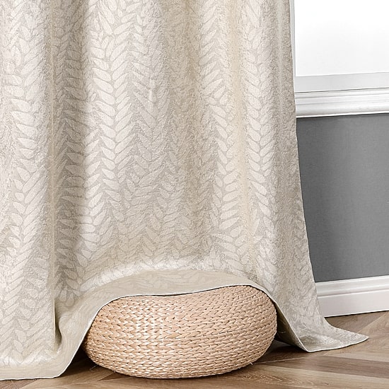 Regal Home Joelle Embossed Grommet Top Energy Saving Blackout Set of 2 Curtain Panel