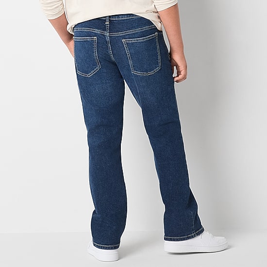 Thereabouts Little & Big Kid Boys Adjustable Waist Stretch Fabric Regular Fit Bootcut Jean