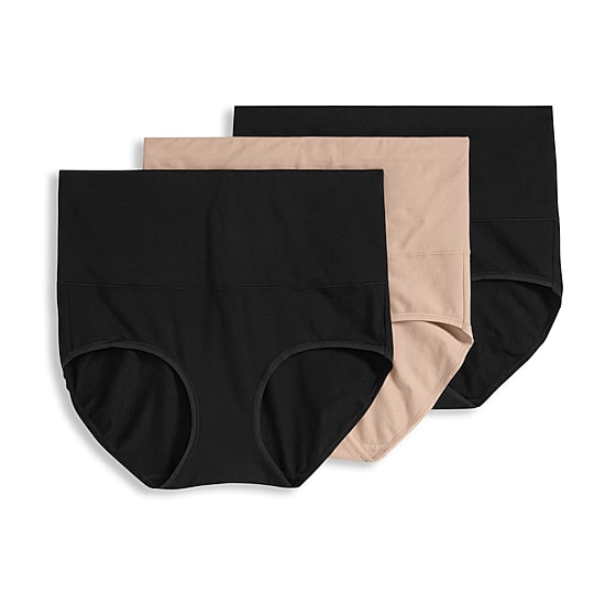 Skimmies® Cotton Stretch 360° Tummy Smoothing Brief - 3 Pack - 4854