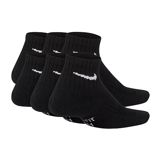 Nike Little & Big Kid Unisex 6 Pair Quarter Ankle Socks