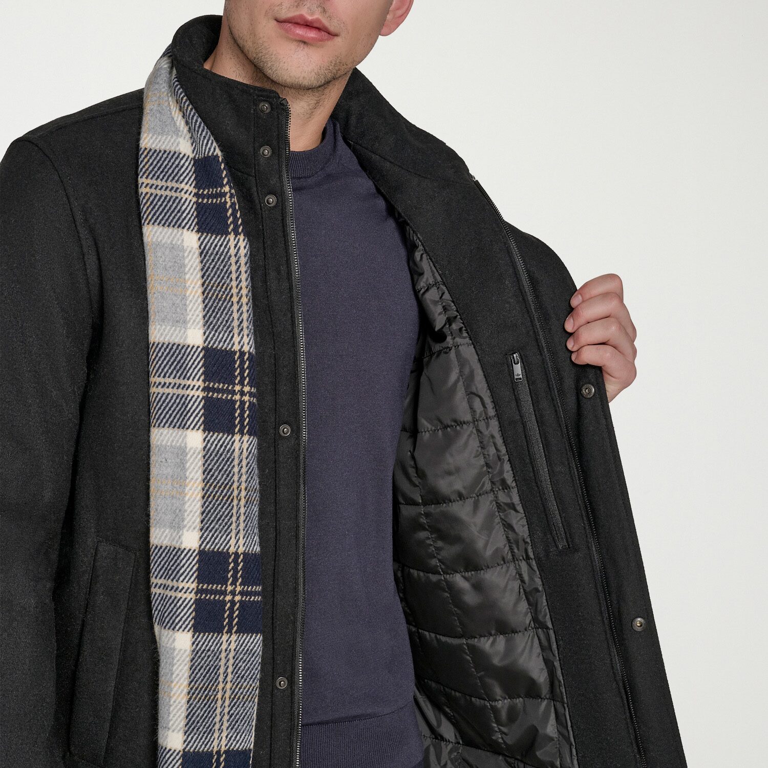Dockers Mens Midweight Overcoat