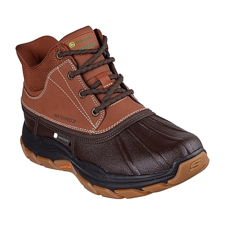 Wolverine Mens Overpass Waterproof Flat Heel Work Boots, Color