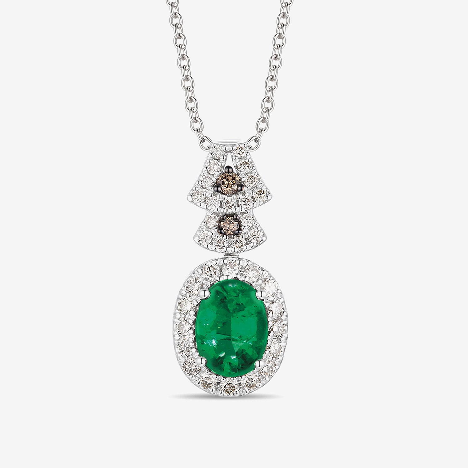 Le Vian Grand Sample Sale Le Vian Grand Sample Sale Limited Quantities! Womens 3/8 CT. T.W. Genuine Green Emerald 14K Gold 20 Inch Pendant Necklace