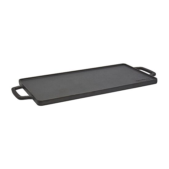 Smith & Clark Cast Iron Reversible 20X10 Grill Griddle