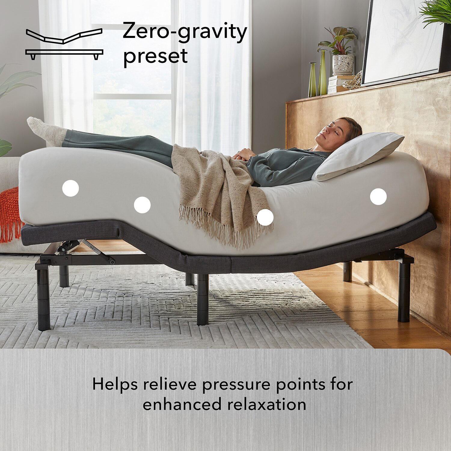 Baselogic Platinum 15.25" Adjustable Bed Frame Base