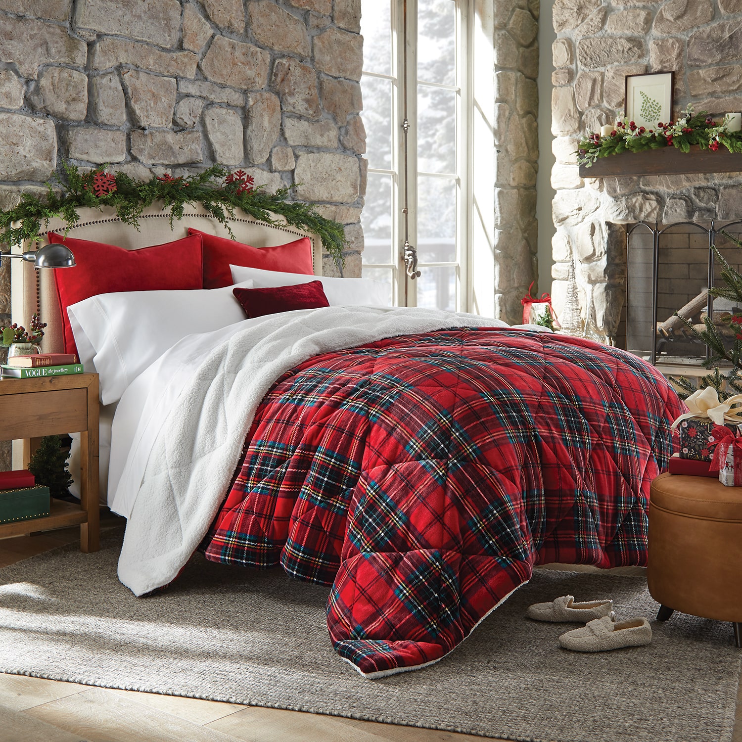 North Pole Trading Co. Mink To Sherpa Reversible Comforter