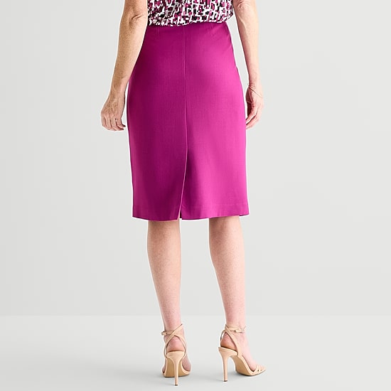 Black Label by Evan-Picone Womens Suit Skirt