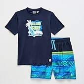 ZeroXposur Big Kid Boys 2-pc. Rash Guard Set