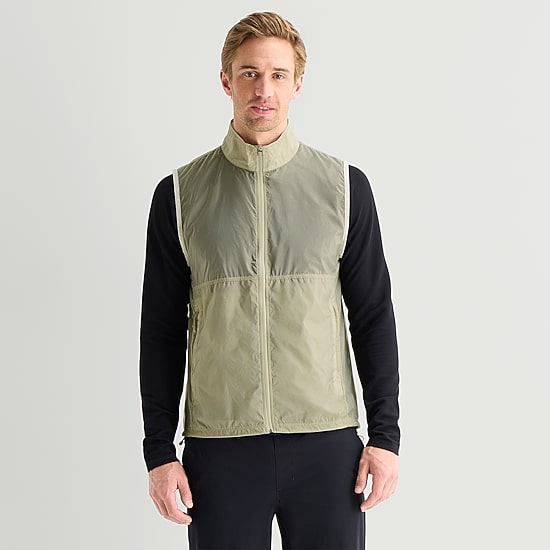Xersion Packable Mens Mock Neck Sleeveless Vest