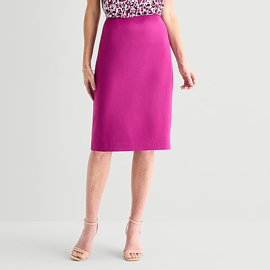 Black Label by Evan-Picone Womens Suit Skirt