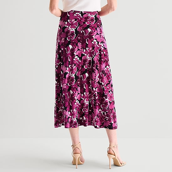 Black Label by Evan-Picone Womens Maxi Skirt