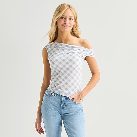Arizona Womens Juniors Sleeveless Shell