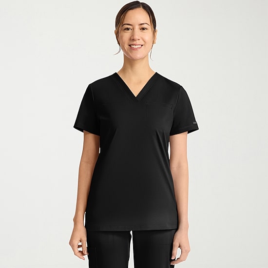 Cherokee Ck Achieve Womens V Neck Short Sleeve Scrub Top