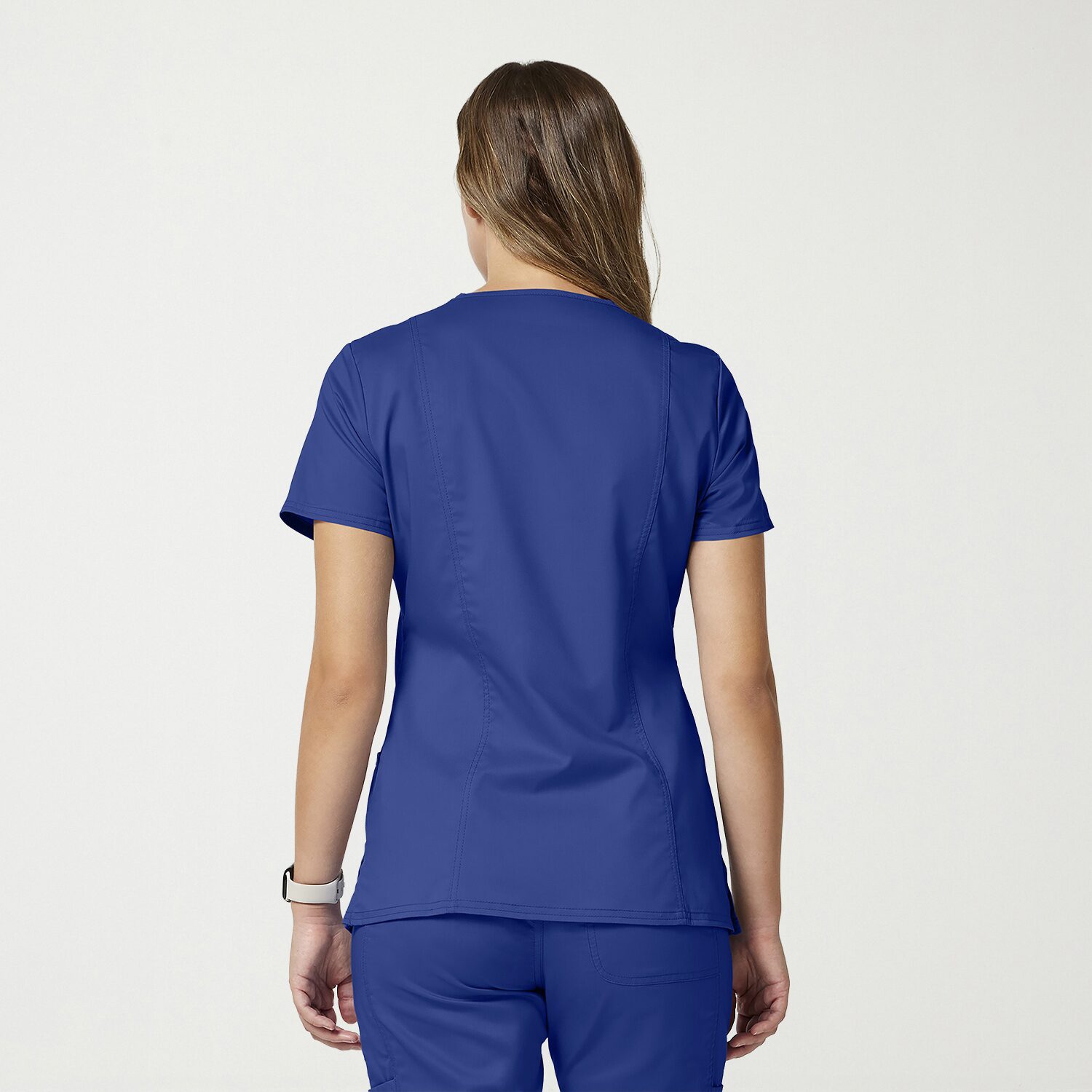 Cherokee Ck Ww Revolution Womens Mock Neck Short Sleeve Scrub Top