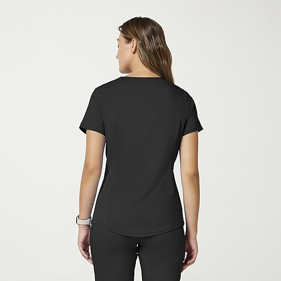 Cherokee Ck Ww Revolution Womens V Neck Short Sleeve Scrub Top