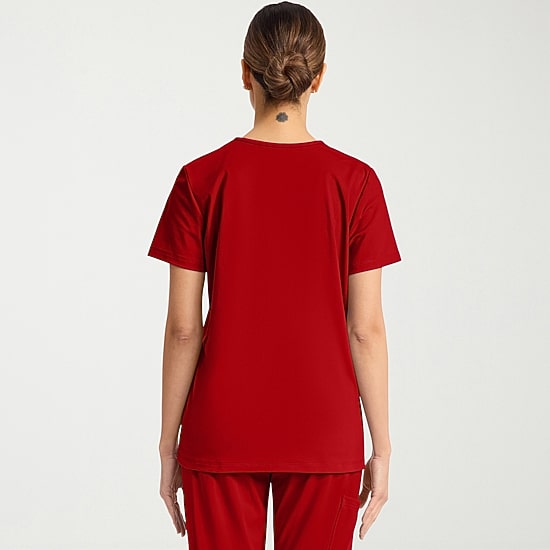 Cherokee Ck Achieve Womens V Neck Short Sleeve Scrub Top