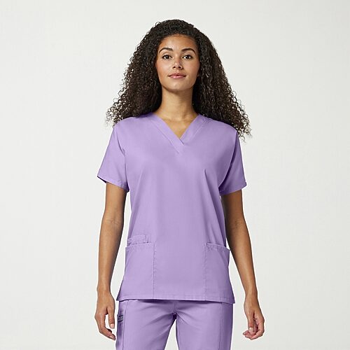 Cherokee Ck Ww Originals Womens V Neck Short Sleeve Scrub Top, Xx-small, Blue