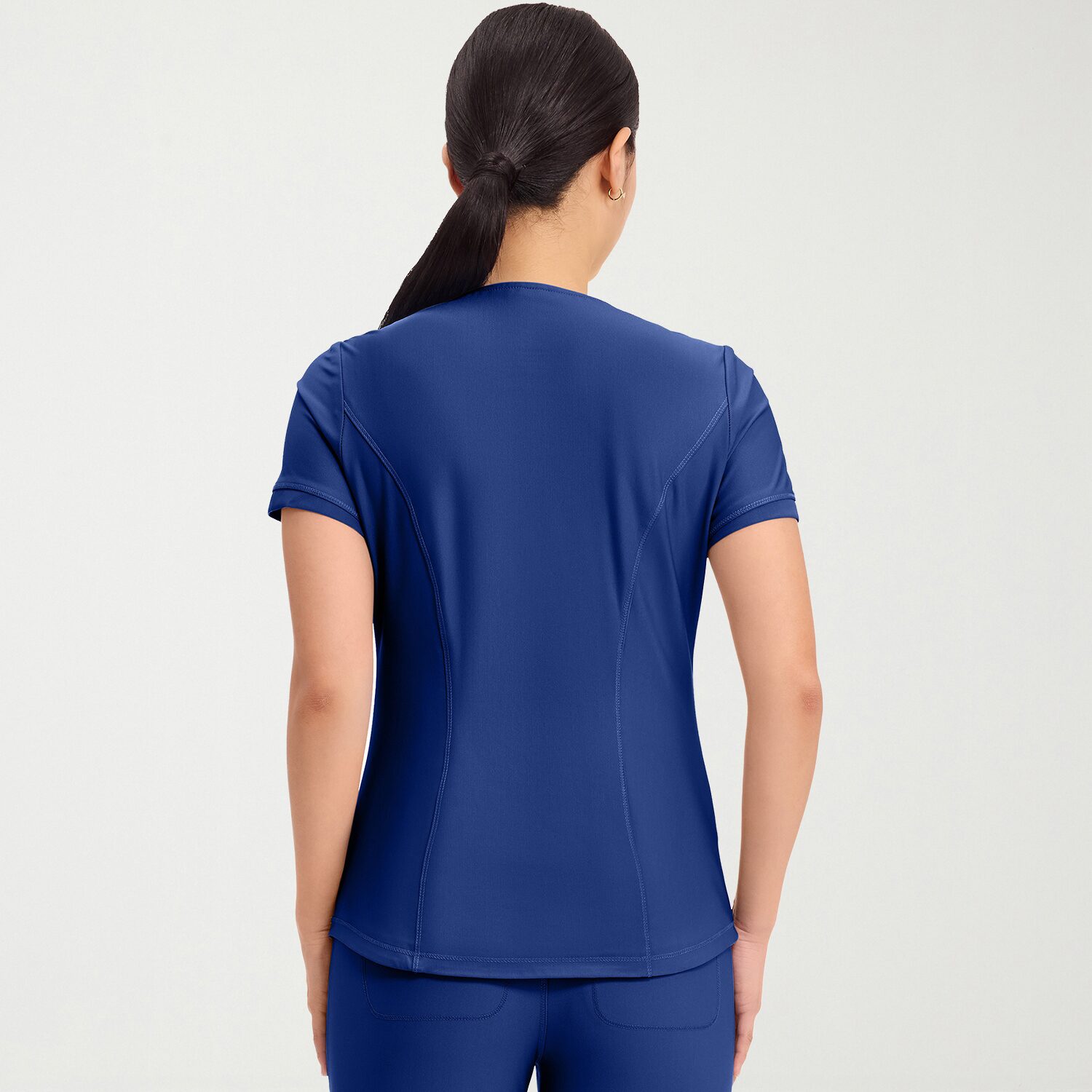 Cherokee Womens V Neck Short Sleeve Scrub Top