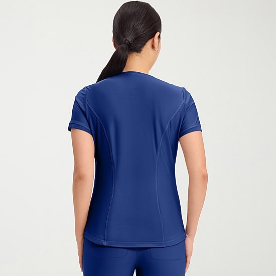 Cherokee Ck Form Womens V Neck Short Sleeve Scrub Top