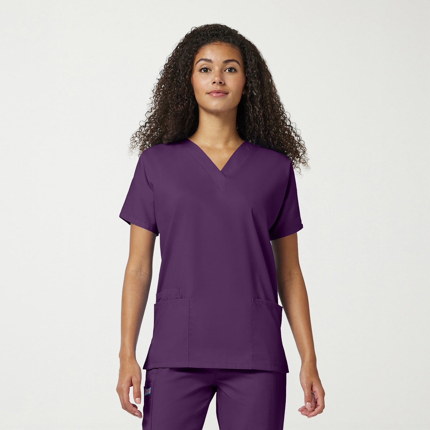 Cherokee Womens V Neck Short Sleeve Scrub Top