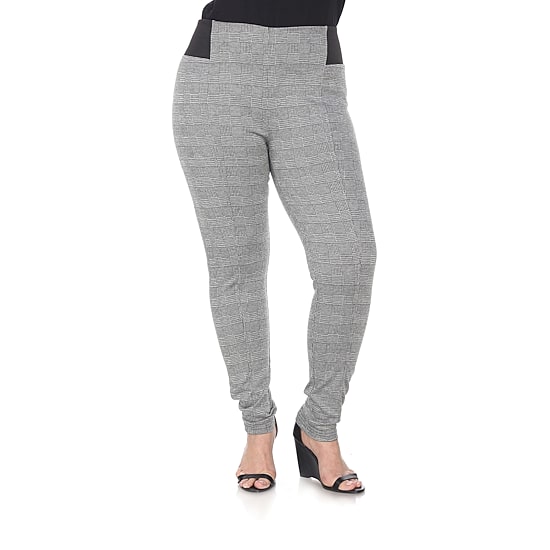 White Mark Womens Plus Skinny Mid Rise Pant