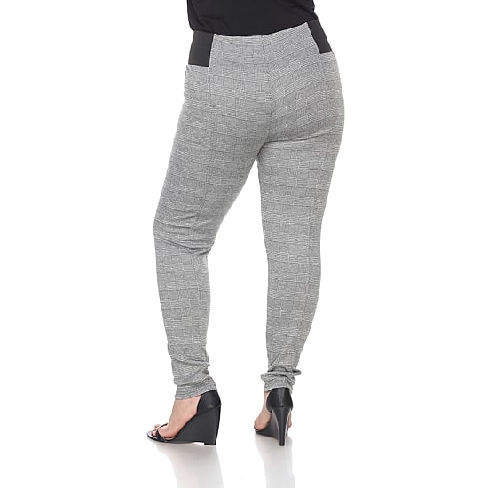 White Mark Womens Plus Skinny Mid Rise Pant