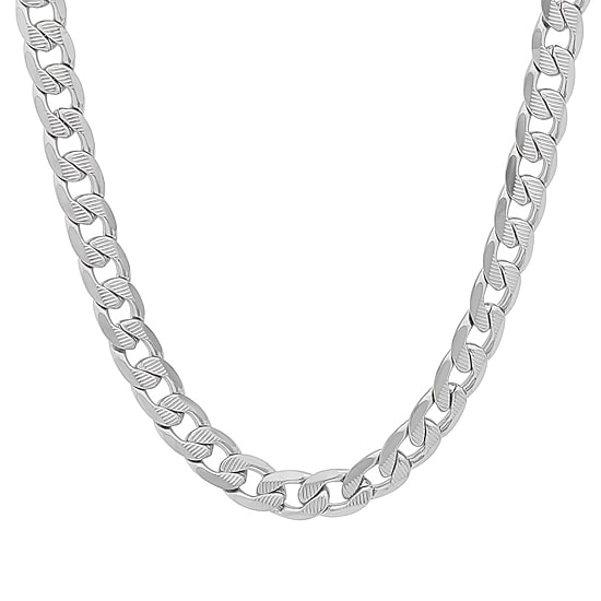 Steeltime Mens Stainless Steel Hypoallergenic 24 Inch Link Necklace