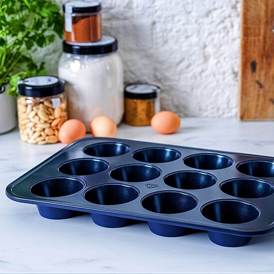 Blue Diamond Non-Stick 12-Cup Muffin Pan