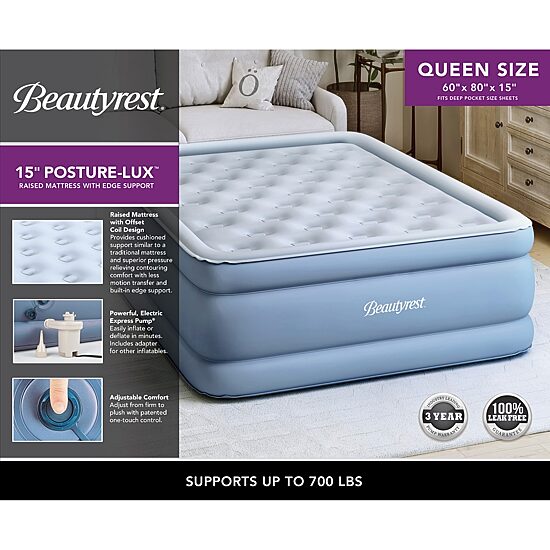 Beautyrest Posture Lux Full Air Mattress