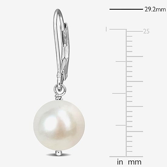 Cultured Freshwater Pearl Sterling Silver Earrings